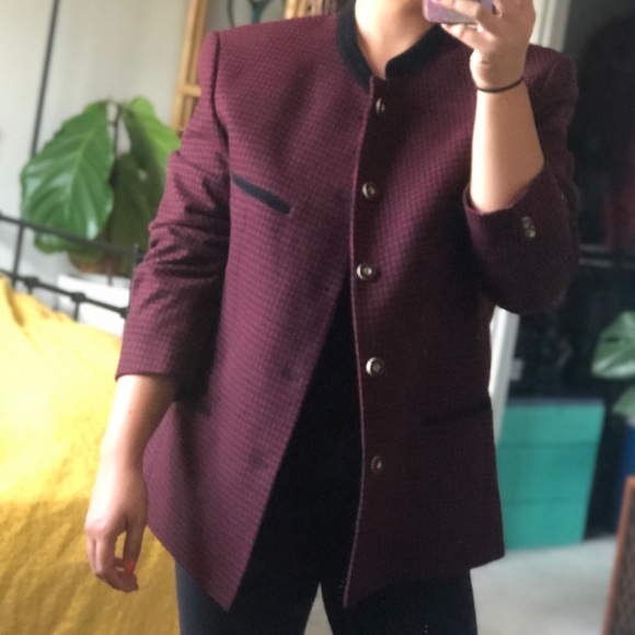 Wool Blazer Jacket - Picture 3 of 8